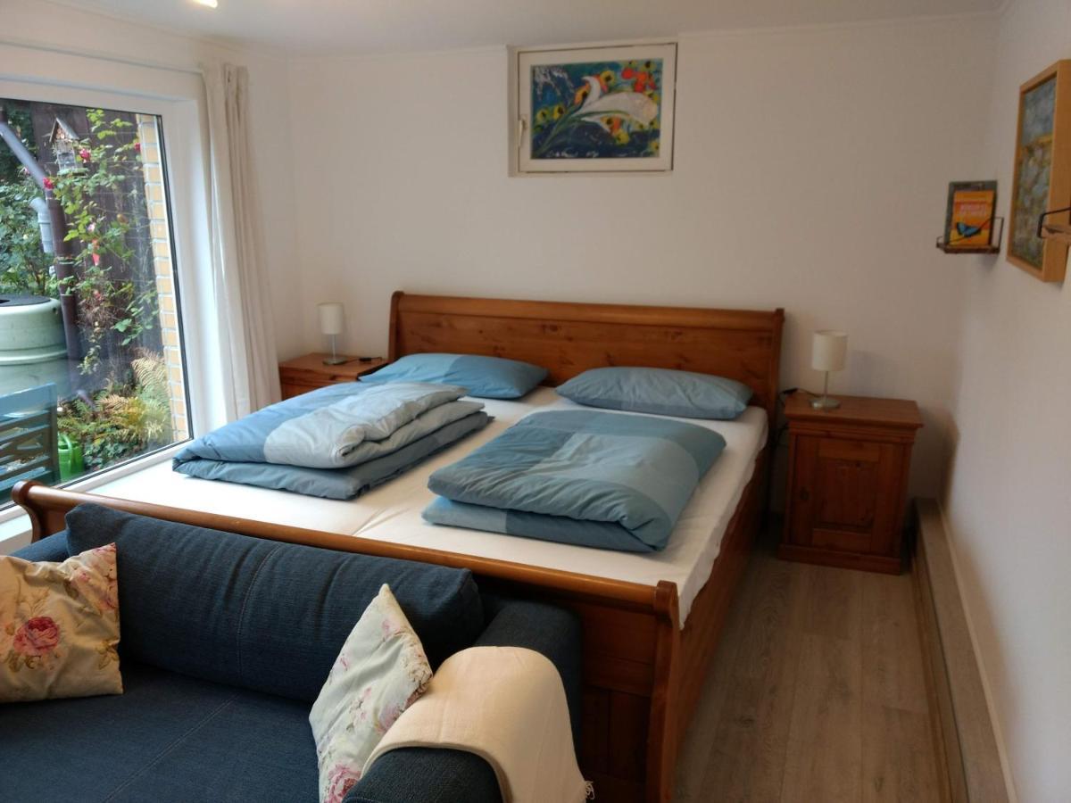 Ruhige, Gemuetliche 1-Zimmer Gartenwohnung Fuer 2 Erwachsene Lübeck Exterior foto